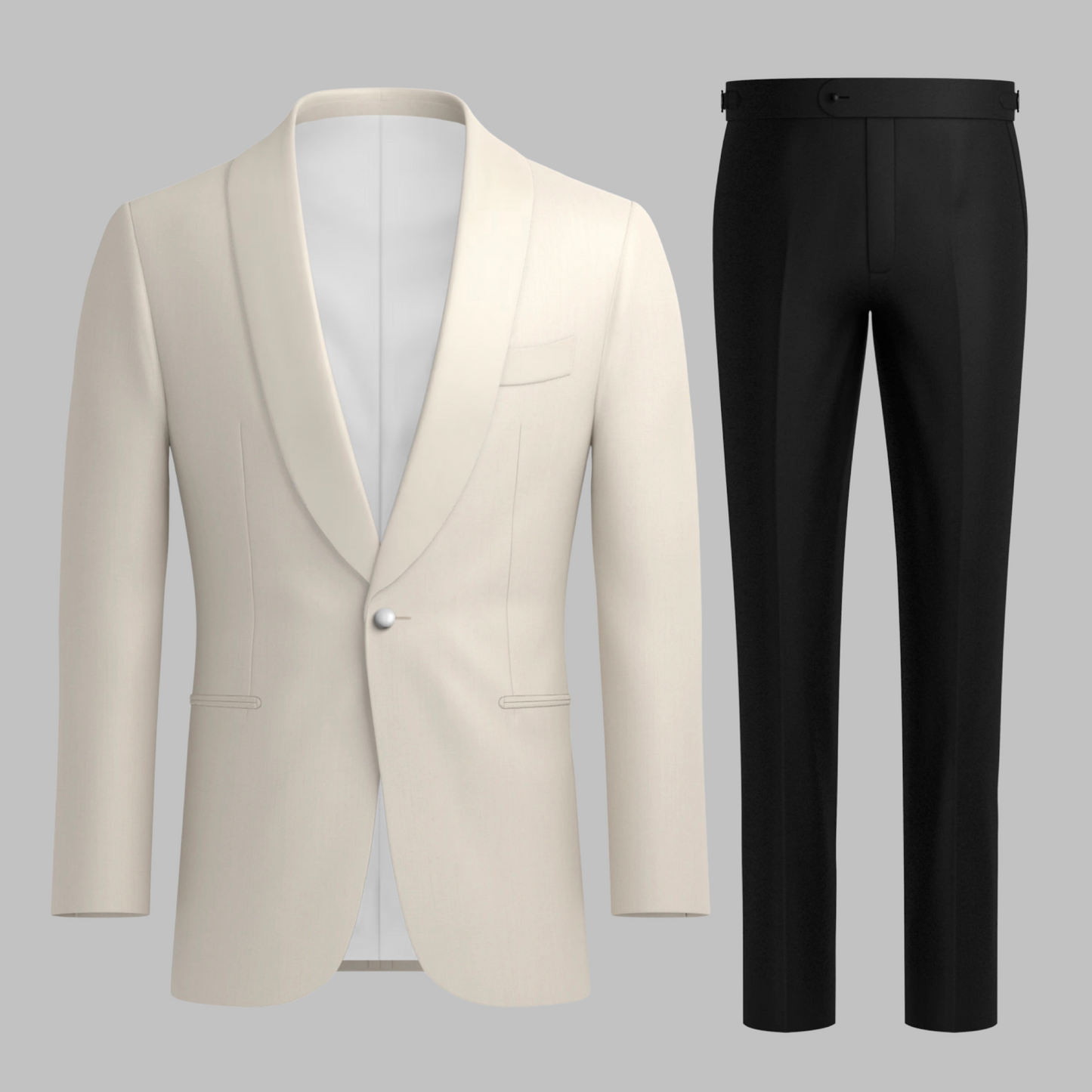 Off-White Dinner Jacket 2Piece Tuxedo